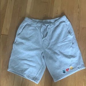 Bobby Tarantino, peace love positivity shorts
